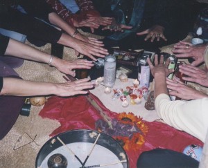 hands in  ritual